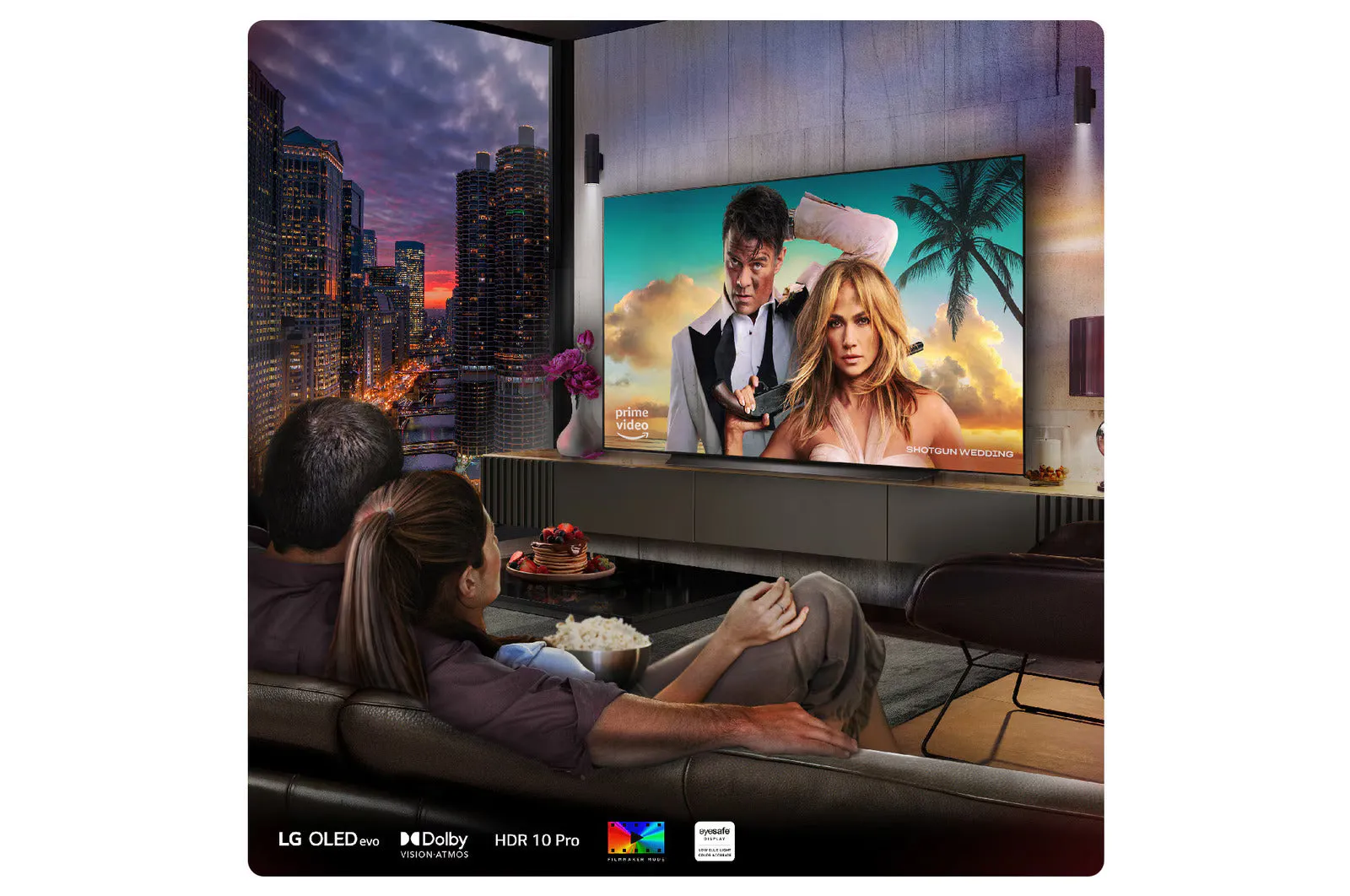 LG OLED83C44LA 83 Inch OLED evo AI C4 4K UHD HDR Smart TV 2024