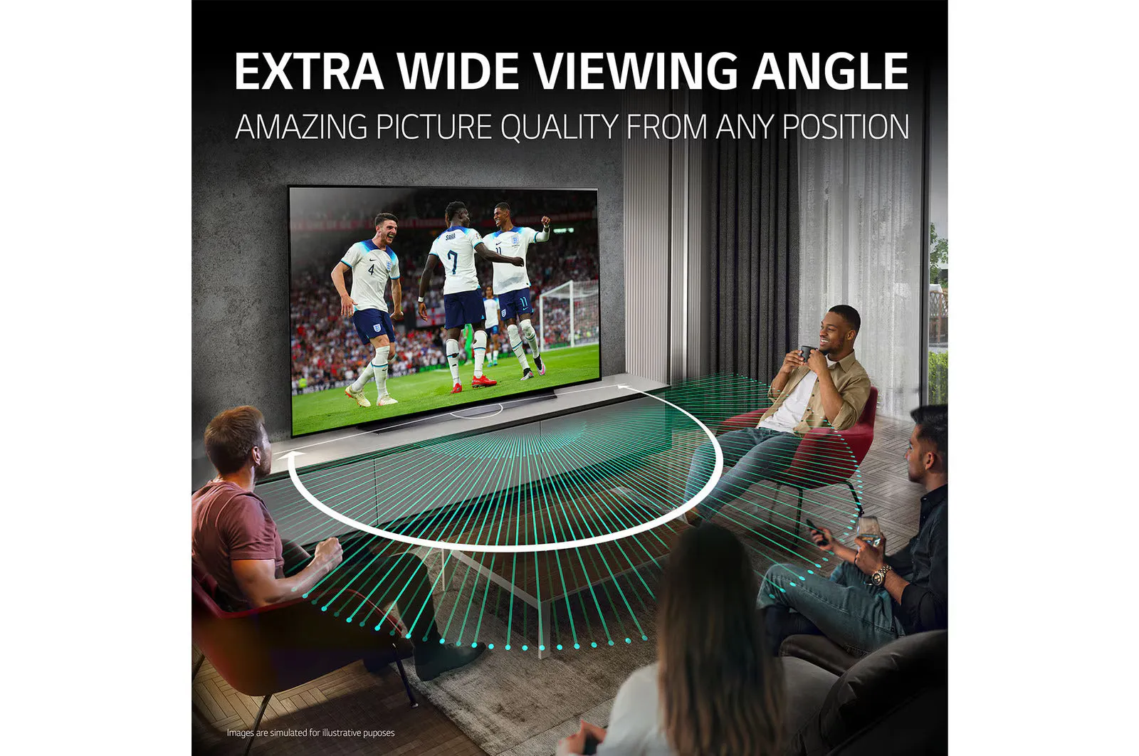 LG OLED83C44LA 83 Inch OLED evo AI C4 4K UHD HDR Smart TV 2024
