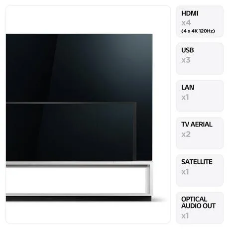 LG OLED88Z39LA 88" Z3 8K OLED evo Smart TV Black (2023)
