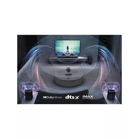 LG S95QR 9.1.5 Soundbar with Dolby Atmos and Surround Speakers Silver