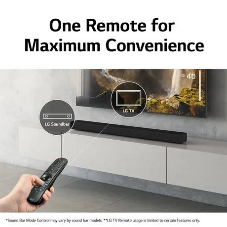 LG S95QR 9.1.5 Soundbar with Dolby Atmos and Surround Speakers Silver