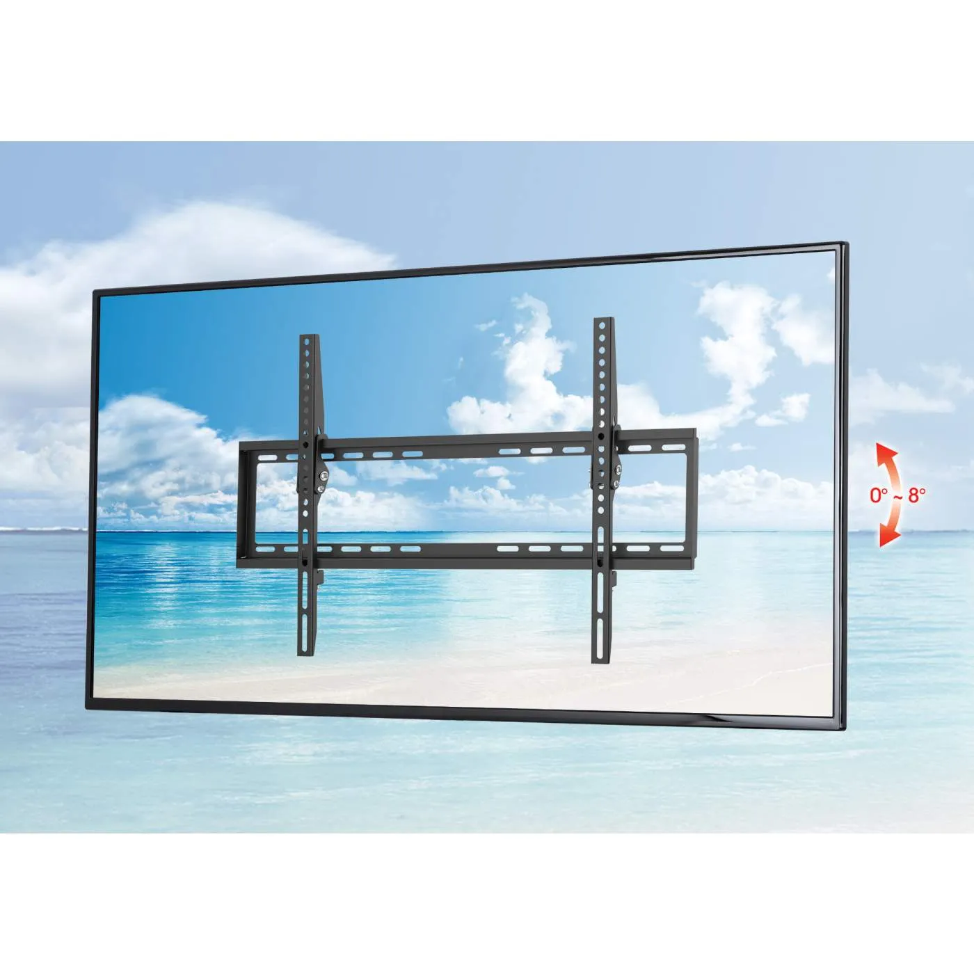 Low-Profile TV Tilting Wall Mount