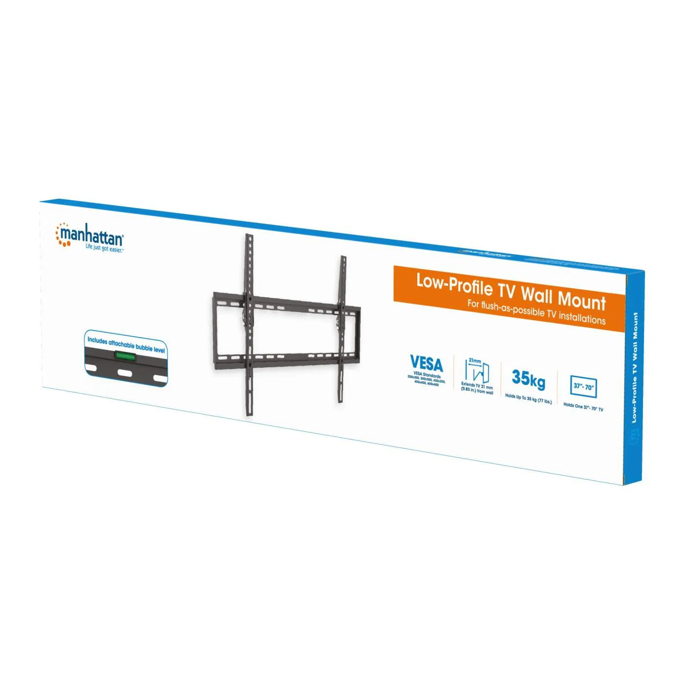 Low-Profile TV Tilting Wall Mount