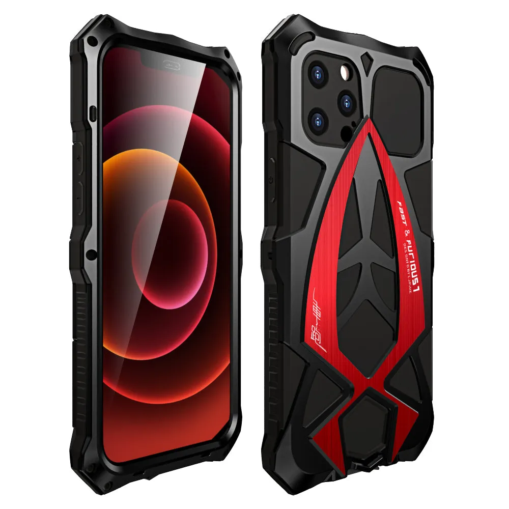 Luphie Roadster Sports Car Water-resistant Shockproof Heavy Duty Metal Case Cover