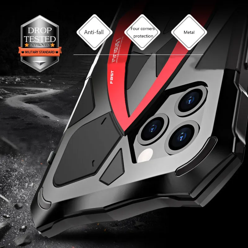 Luphie Roadster Sports Car Water-resistant Shockproof Heavy Duty Metal Case Cover