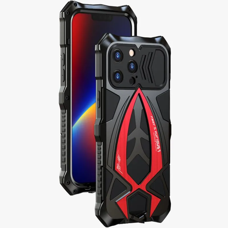 Luphie Roadster Sports Car Water-resistant Shockproof Heavy Duty Metal Case Cover