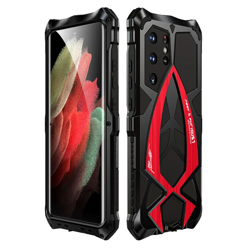 Luphie Roadster Sports Car Water-resistant Shockproof Heavy Duty Metal Case Cover