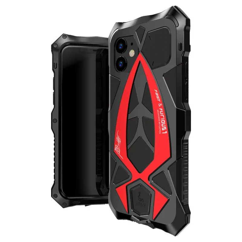 Luphie Roadster Sports Car Water-resistant Shockproof Heavy Duty Metal Case Cover