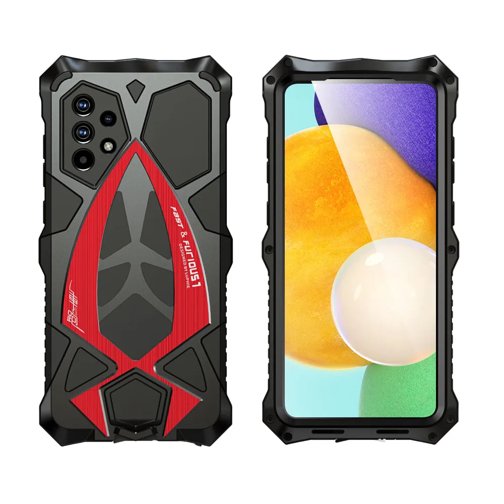 Luphie Roadster Sports Car Water-resistant Shockproof Heavy Duty Metal Case Cover