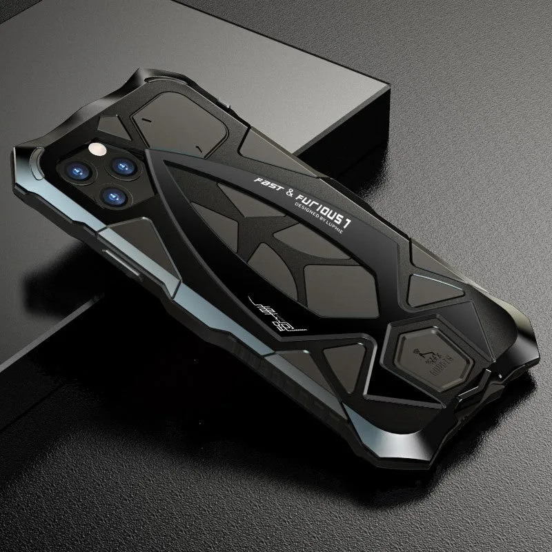 Luphie Roadster Sports Car Water-resistant Shockproof Heavy Duty Metal Case Cover