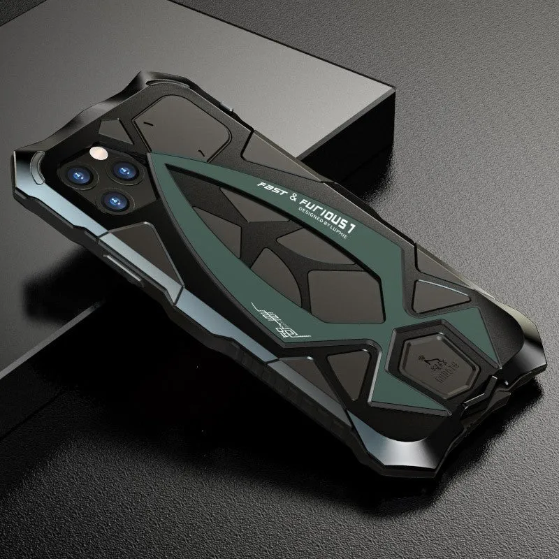 Luphie Roadster Sports Car Water-resistant Shockproof Heavy Duty Metal Case Cover