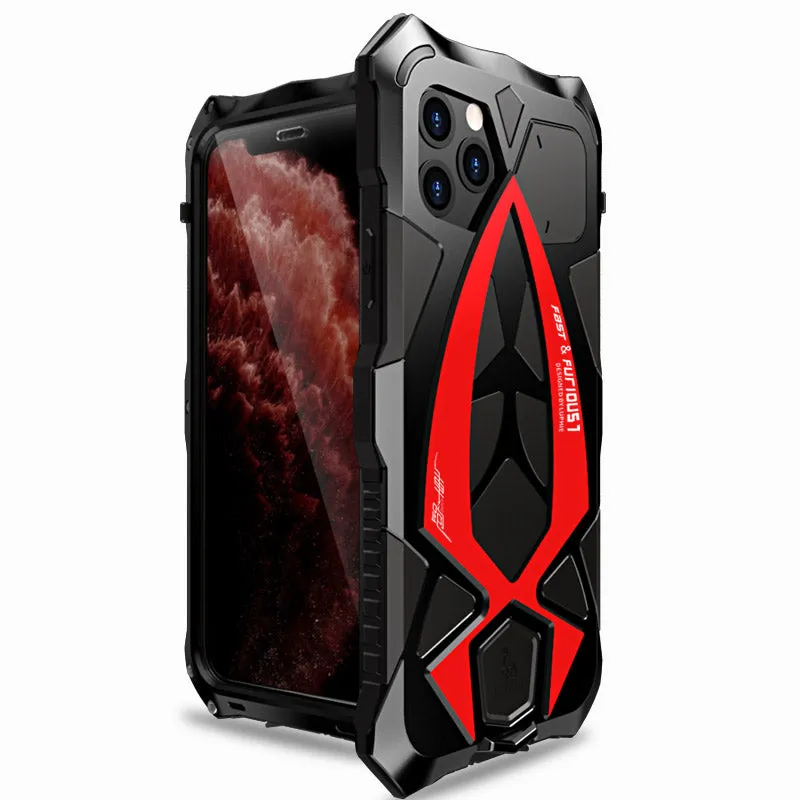 Luphie Roadster Sports Car Water-resistant Shockproof Heavy Duty Metal Case Cover