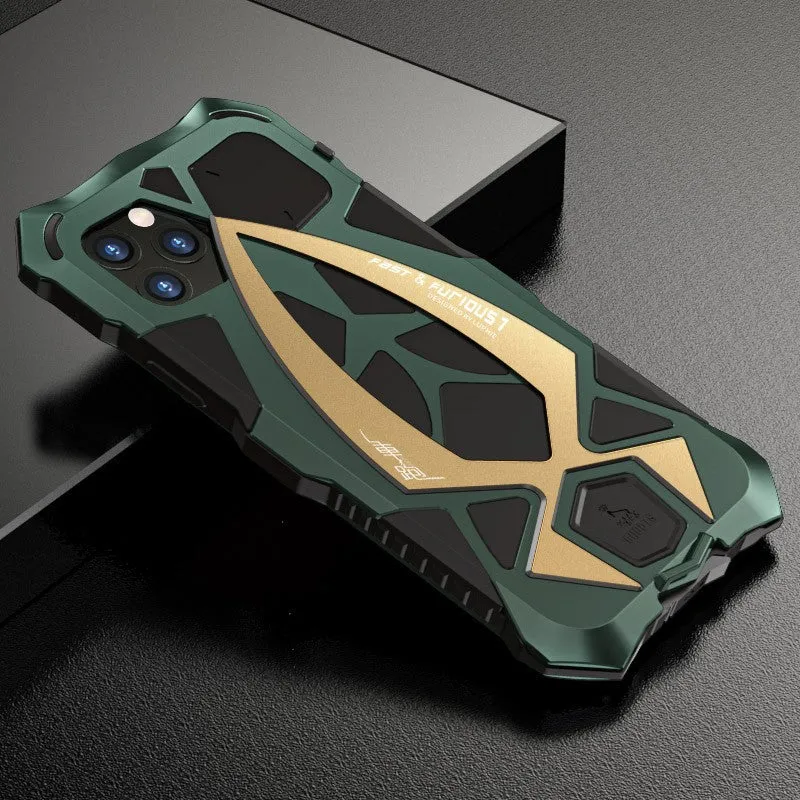 Luphie Roadster Sports Car Water-resistant Shockproof Heavy Duty Metal Case Cover