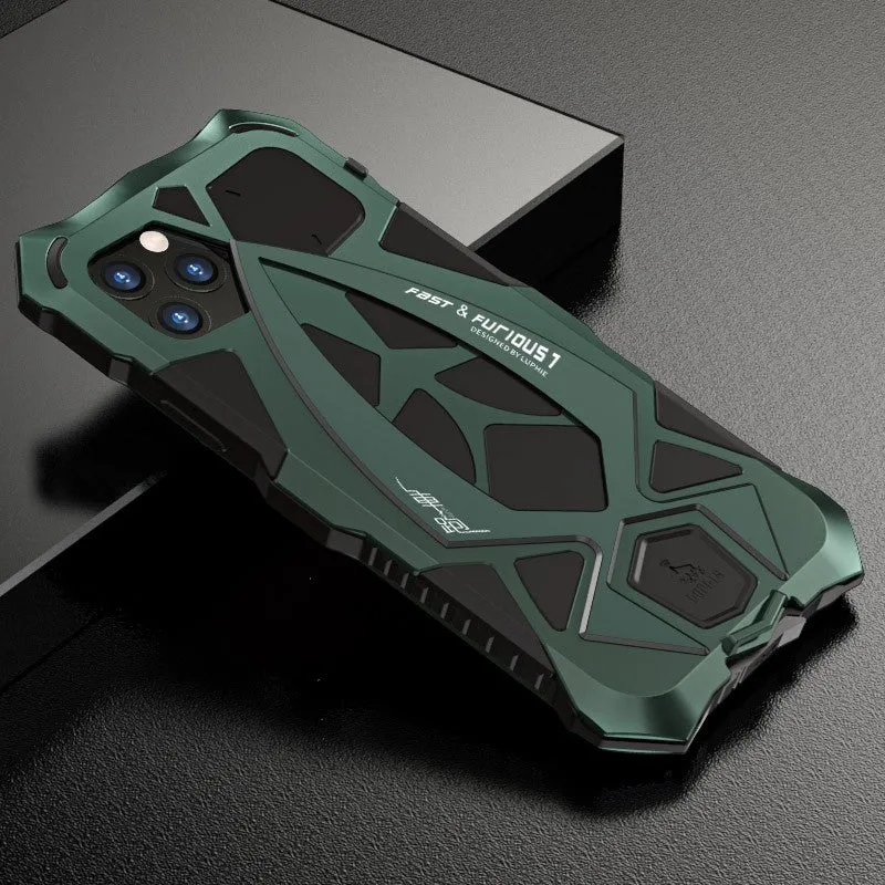 Luphie Roadster Sports Car Water-resistant Shockproof Heavy Duty Metal Case Cover