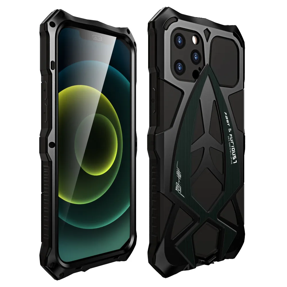 Luphie Roadster Sports Car Water-resistant Shockproof Heavy Duty Metal Case Cover