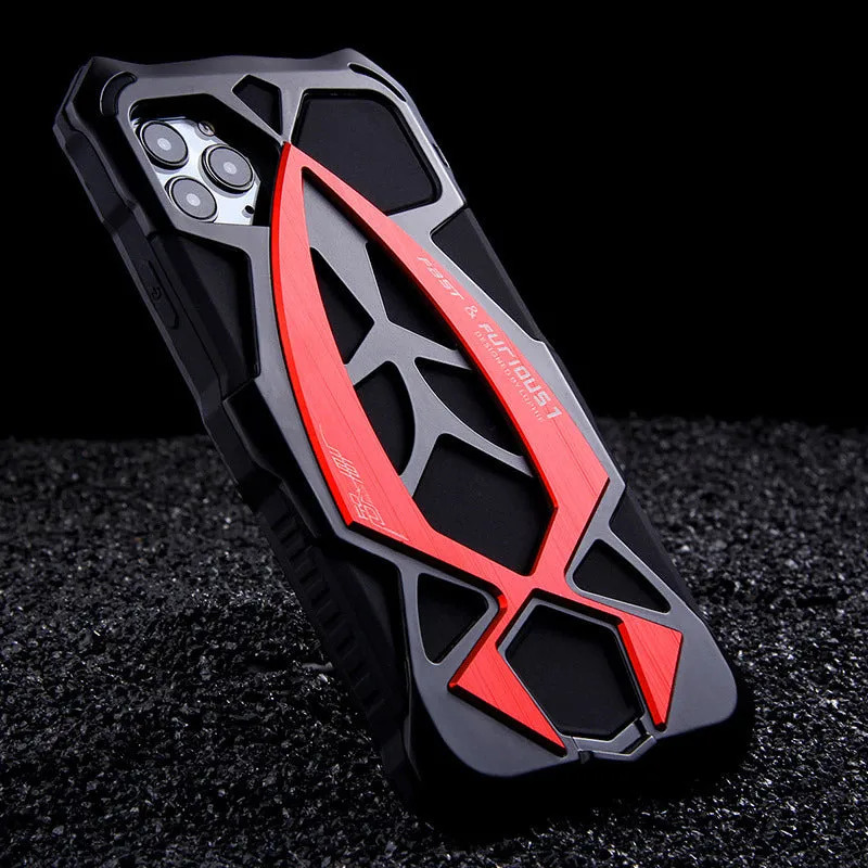 Luphie Roadster Sports Car Water-resistant Shockproof Heavy Duty Metal Case Cover