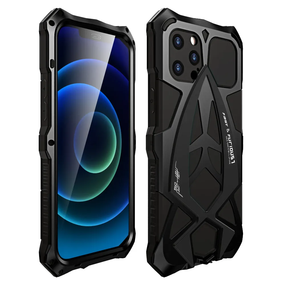 Luphie Roadster Sports Car Water-resistant Shockproof Heavy Duty Metal Case Cover