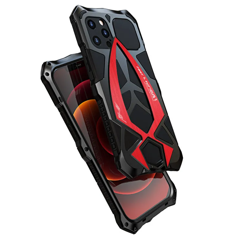 Luphie Roadster Sports Car Water-resistant Shockproof Heavy Duty Metal Case Cover