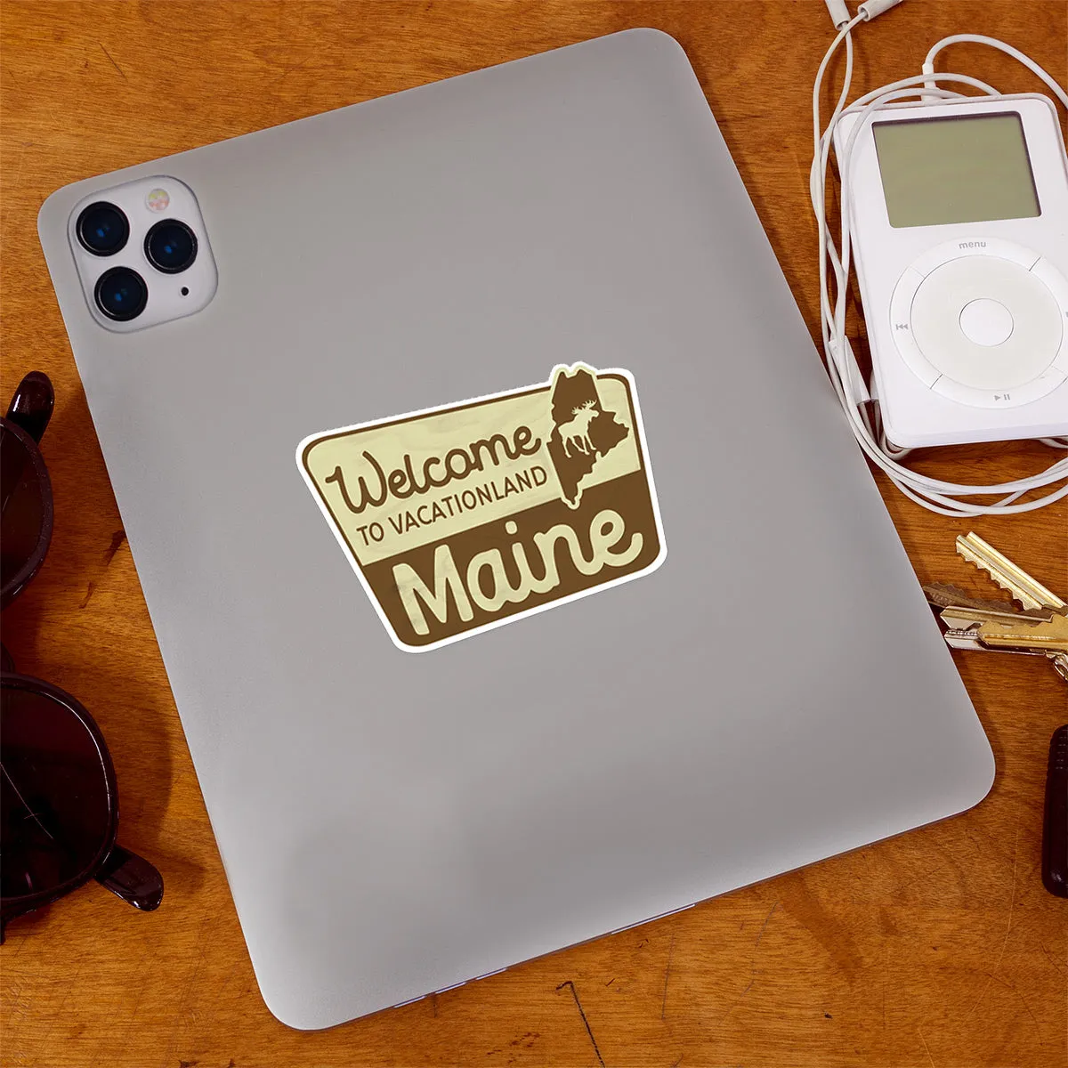 Maine Welcome to Vacationland State Pride Vinyl Sticker