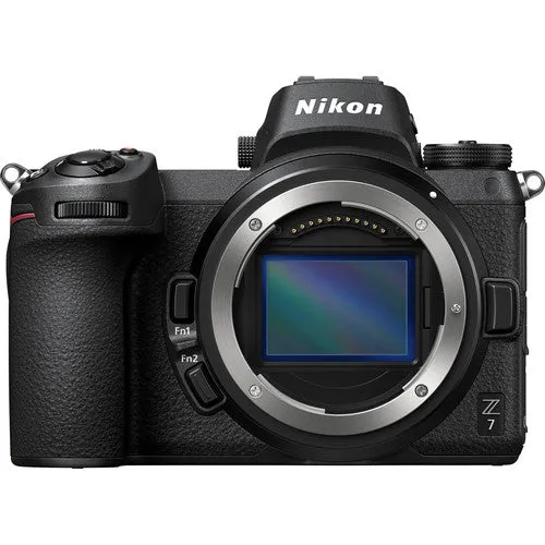 Nikon Z7 Mirrorless Digital Camera (Body Only) FTZ Mount Adapter for F-Mount Lenses and 120GB Memory Card Deluxe Bundle