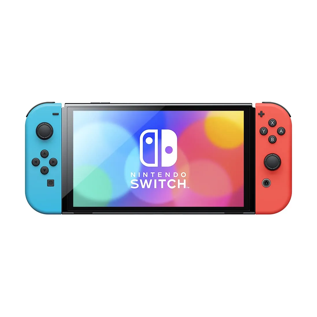 Nintendo Switch OLED model With Neon Red & Neon Blue Joy-Con