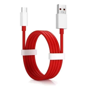 Oneplus 2 Dash Type C Cable Charging & Data Sync Cable-Red-100CM