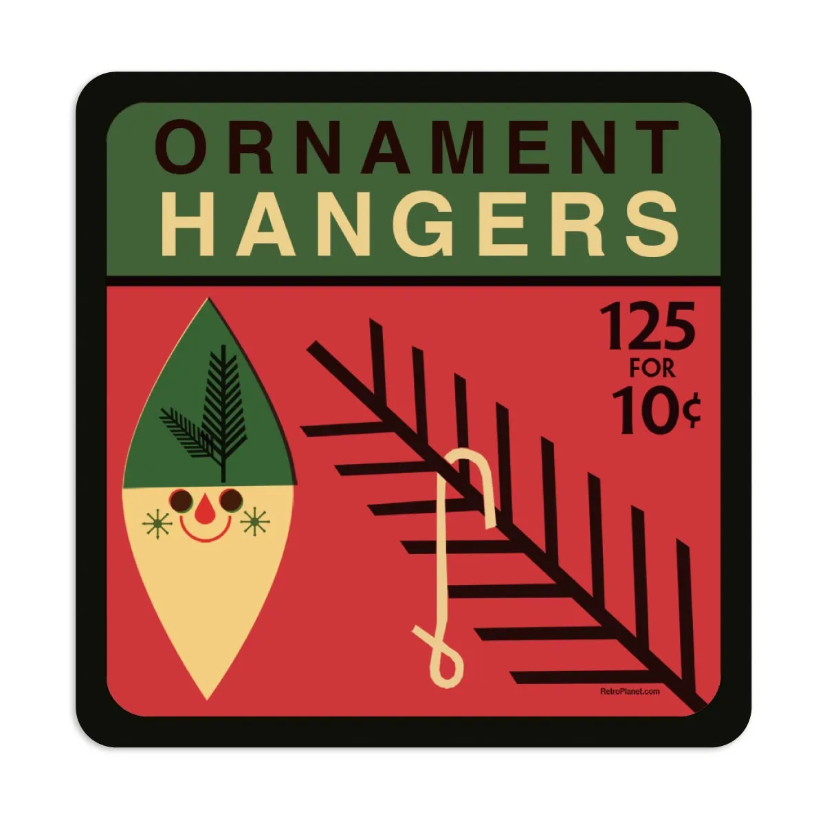 Sure! Here’s an optimized title for your e-commerce product:

Festive Ornament Hangers – Die-Cut Stickers for Holiday Decorating