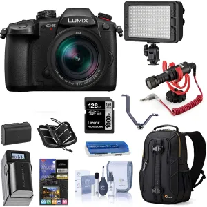Panasonic Lumix GH5 II Mirrorless Camera W/12-60mm Lens & Rhode Mic