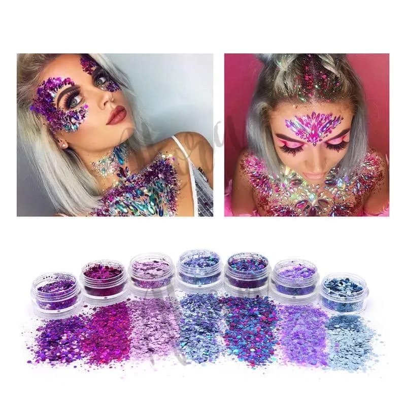 Purple Glitter Tower
