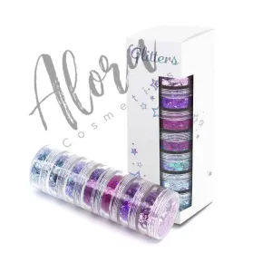 Purple Glitter Tower