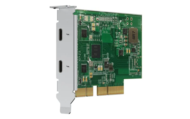 Qnap Qxp-T32p - Thunderbolt Adapter - Pcie 3.0 X4 Low Profile - Thunderbolt 3 X 2 - For Qnap Tvs-H1288x, Tvs-H1688x