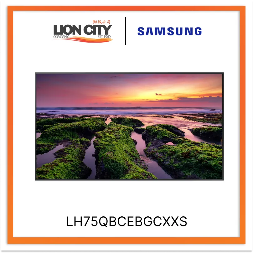 Samsung LH75QBCEBGCXXS QB75C QBC/QBB series | 16/7, 350nit, MagicInfo Built- In