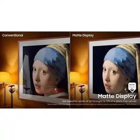 SAMSUNG The Frame Art Mode QE32LS03CBUXXU 32" Smart Full HD HDR QLED TV with Bixby & Alexa - White