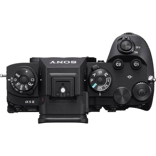 Sony a9 III Mirrorless Camera Bundle With SanDisk 128GB   Shoulder Bag   Tripod Kit with Pan Handle Video Remote