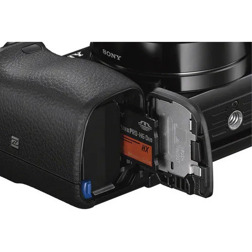 Sony Alpha a6000 Mirrorless Digital Camera with 16-50mm and 55-210mm Lenses   32GB Memory Card Starter Bundle