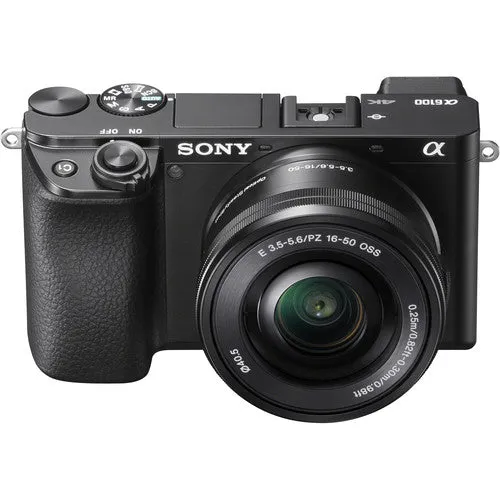 Sony Alpha a6100 Camera 16-50mm   55-210mm 32GB Multi Lens Bundle