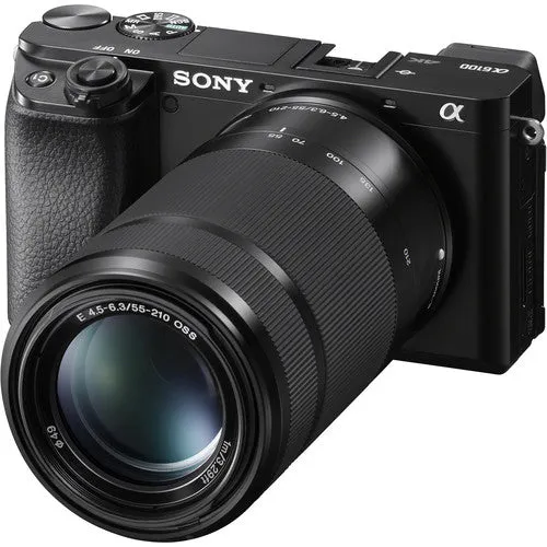 Sony Alpha a6100 Camera 16-50mm   55-210mm 32GB Multi Lens Bundle