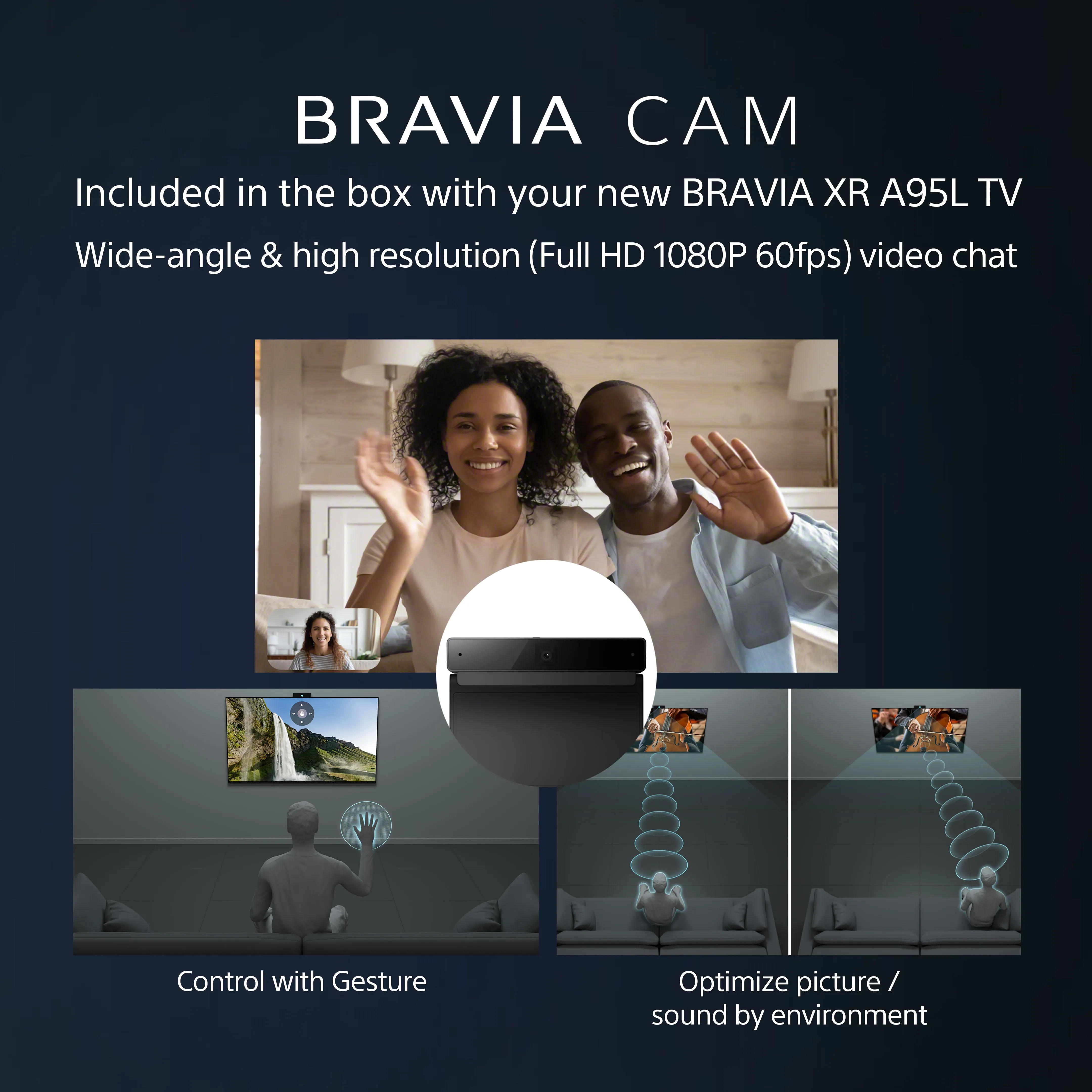 Sony XR55A95LU 55 Inch A95L 4K UHD HDR Google Smart Bravia TV 2023