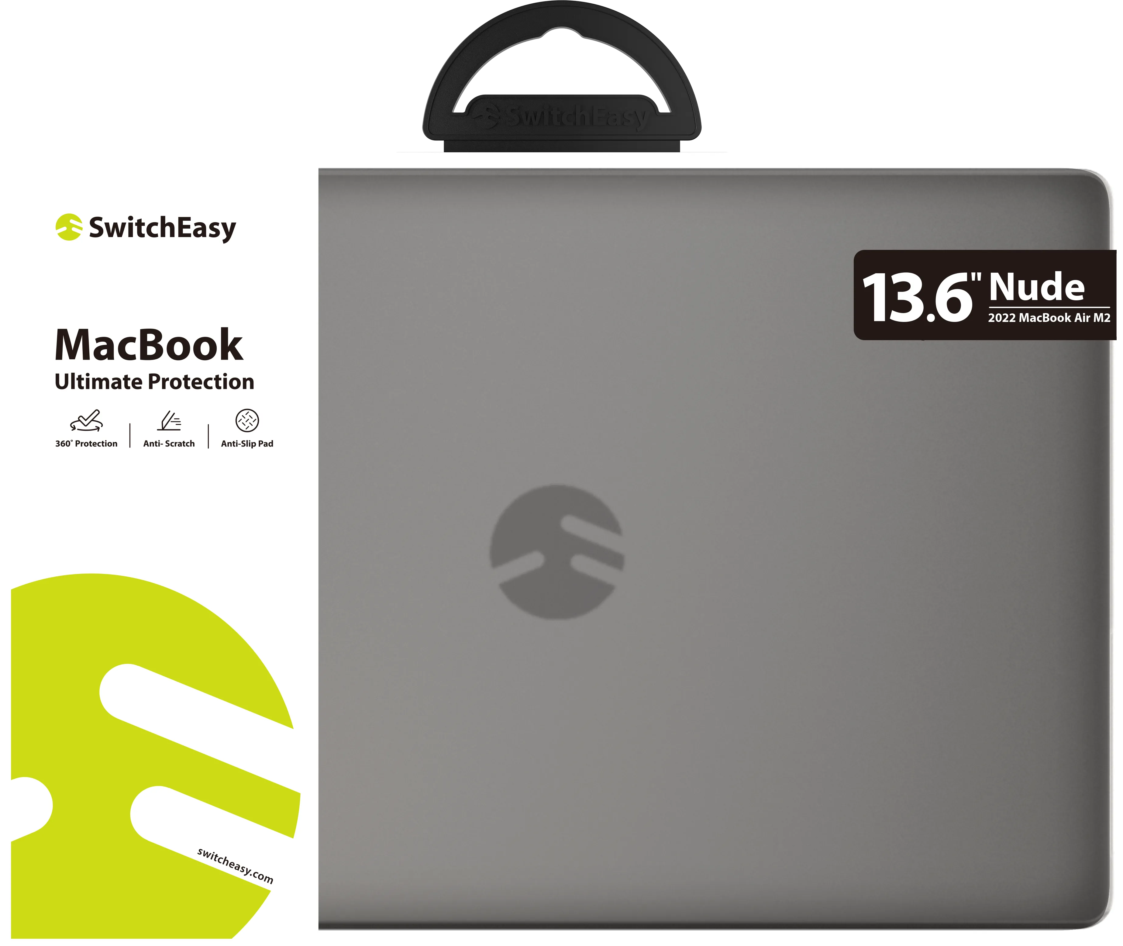 SwitchEasy Nude For MacBook Air 13.6" Protective Casem, MacBook Pro 14" 2023-2021 M2/M1