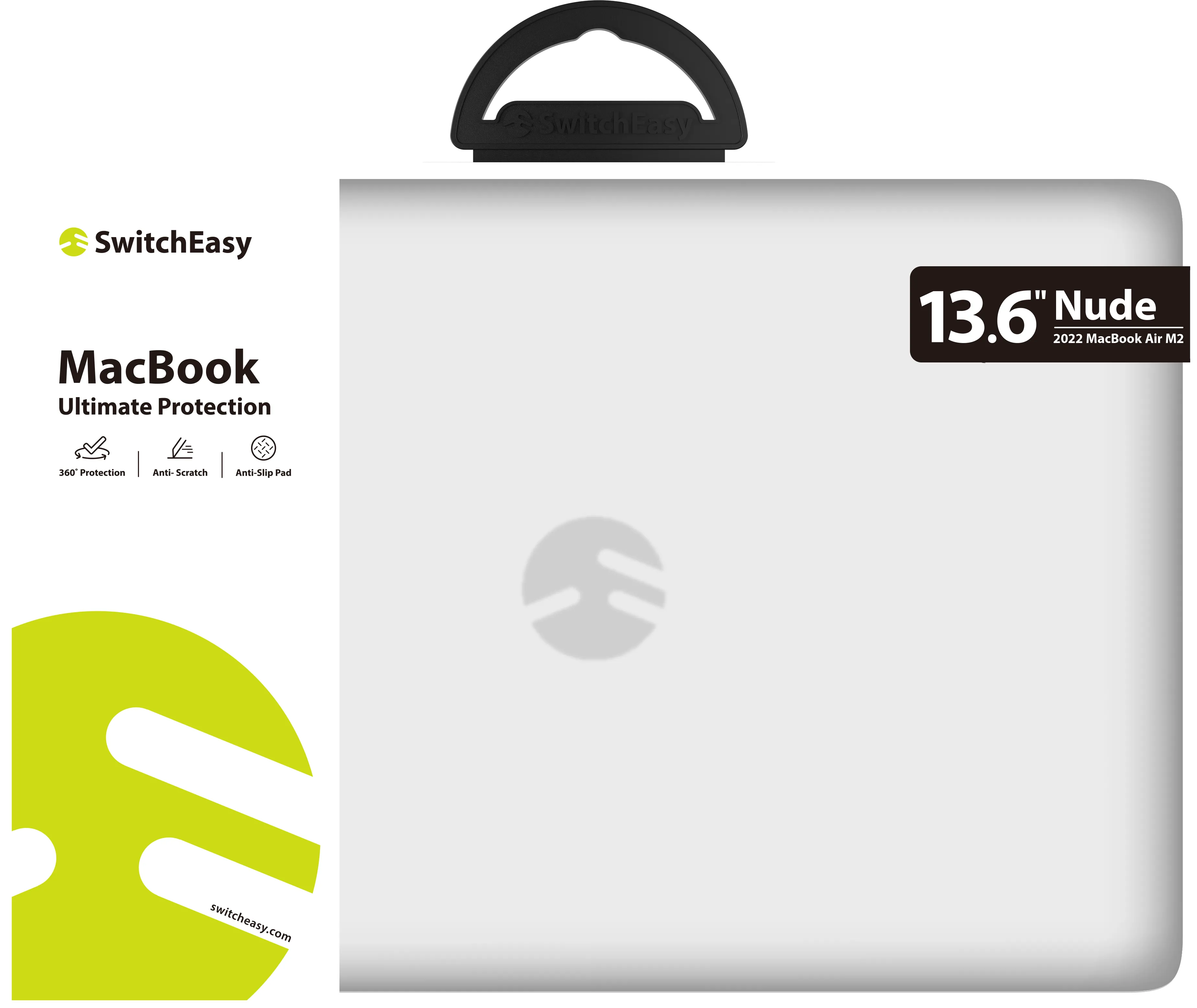 SwitchEasy Nude For MacBook Air 13.6" Protective Casem, MacBook Pro 14" 2023-2021 M2/M1