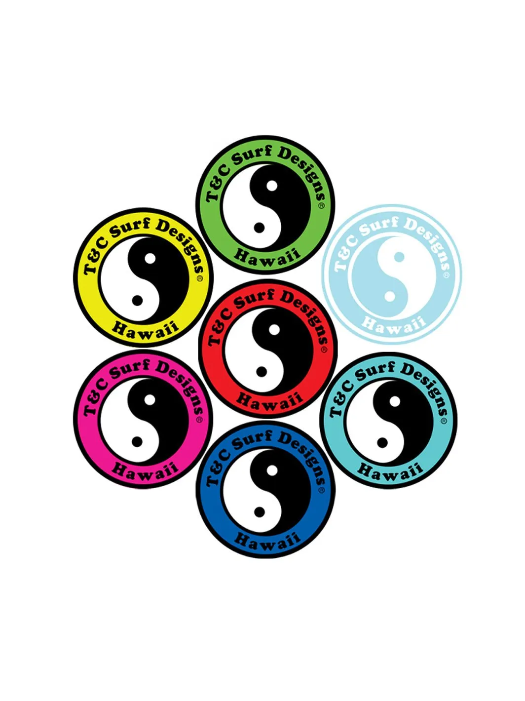 T&C Surf 6" Standard Logo Sticker