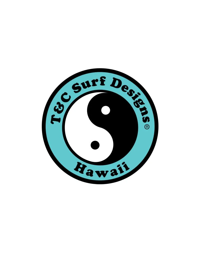 T&C Surf 6" Standard Logo Sticker