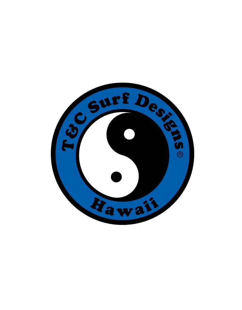 T&C Surf 6" Standard Logo Sticker