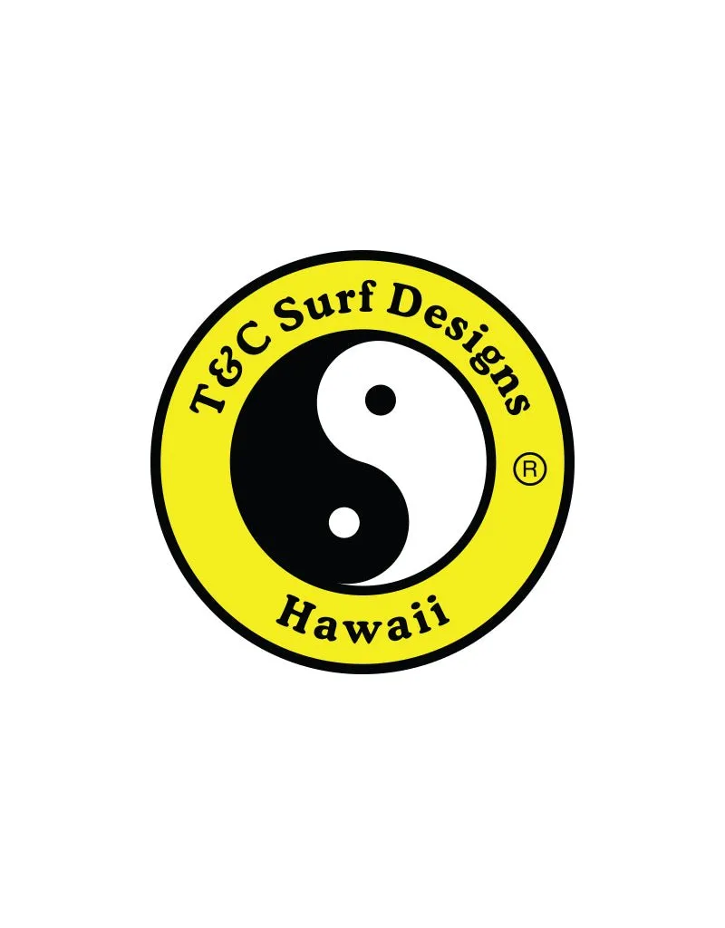 T&C Surf 6" Standard Logo Sticker