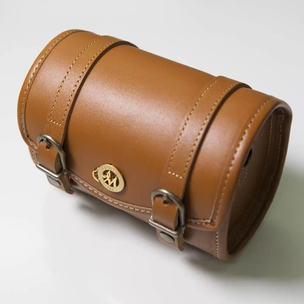 Tan Brown Melten Classic Mirrorless Leather Camera Case - Harper