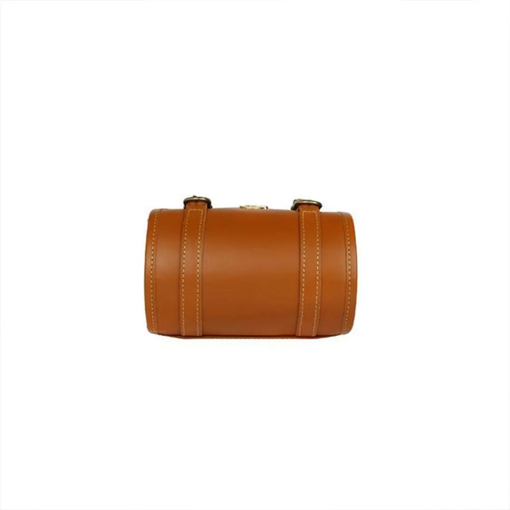 Tan Brown Melten Classic Mirrorless Leather Camera Case - Harper