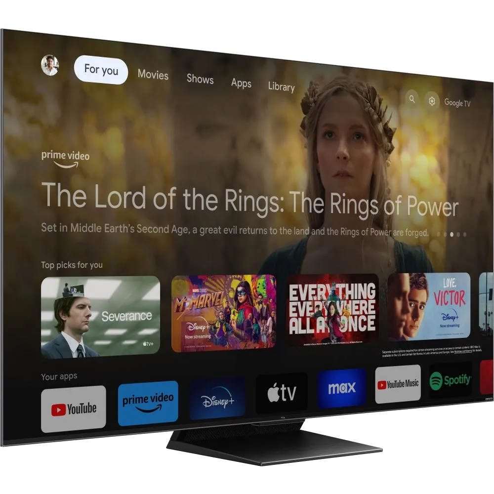 TCL 65C805K 65 Inch C805K 4K UHD HDR QLED Mini LED Smart Google TV 2024