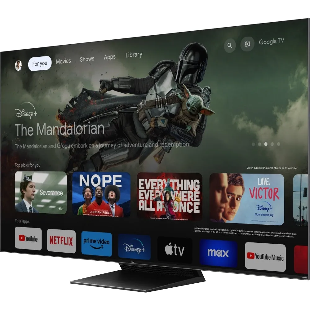 TCL 65C805K 65 Inch C805K 4K UHD HDR QLED Mini LED Smart Google TV 2024