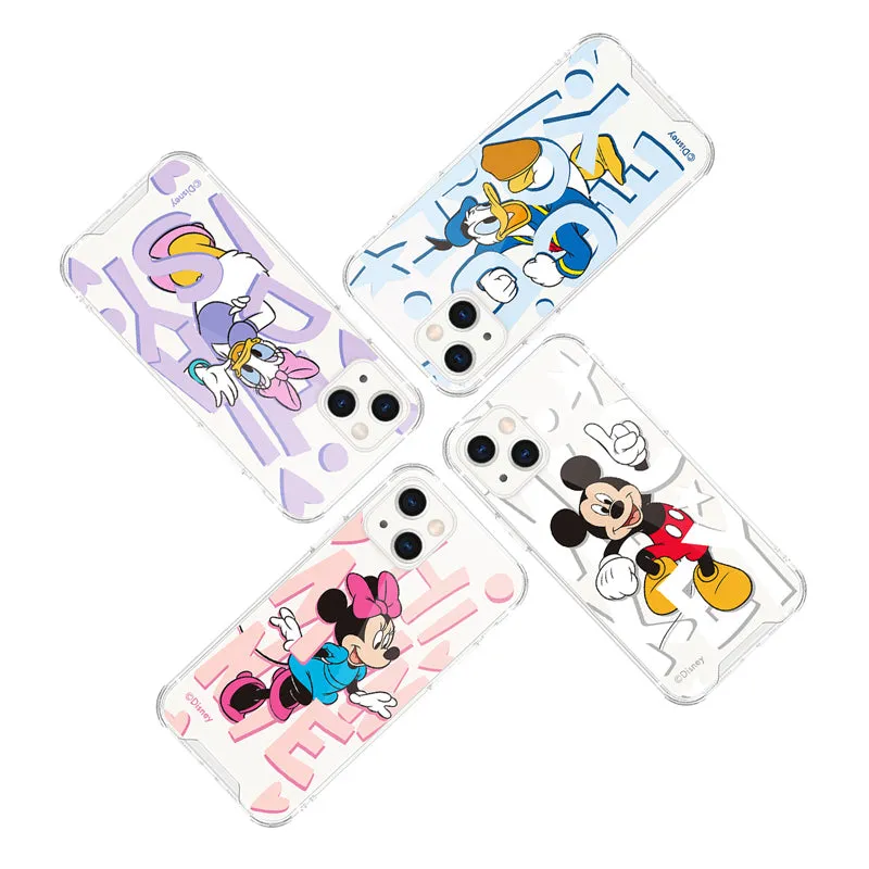 UKA Disney Shockproof Air Cushion TPU PC Clear Back Case Cover
