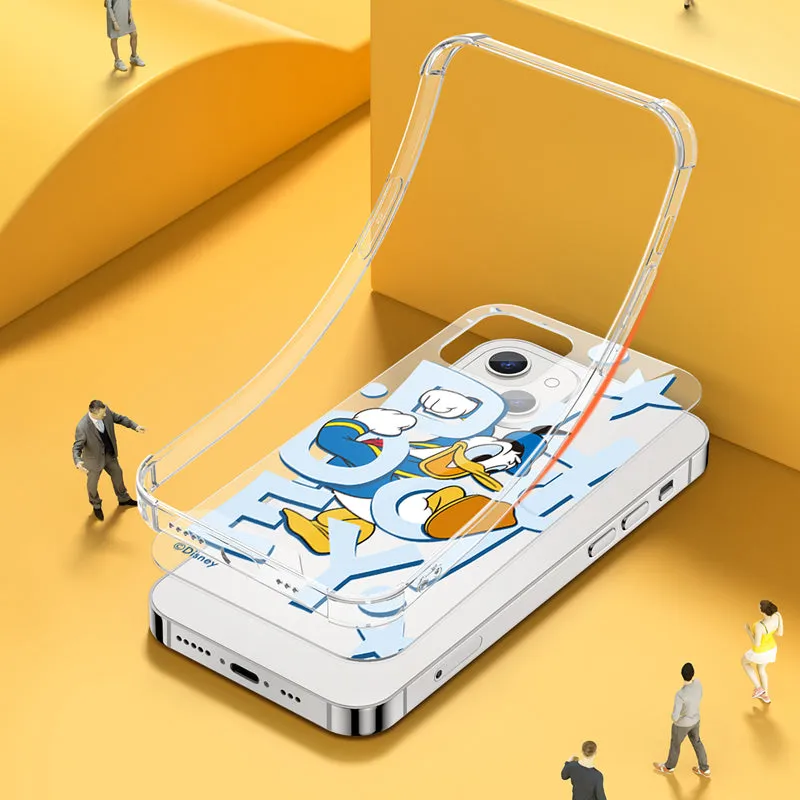 UKA Disney Shockproof Air Cushion TPU PC Clear Back Case Cover